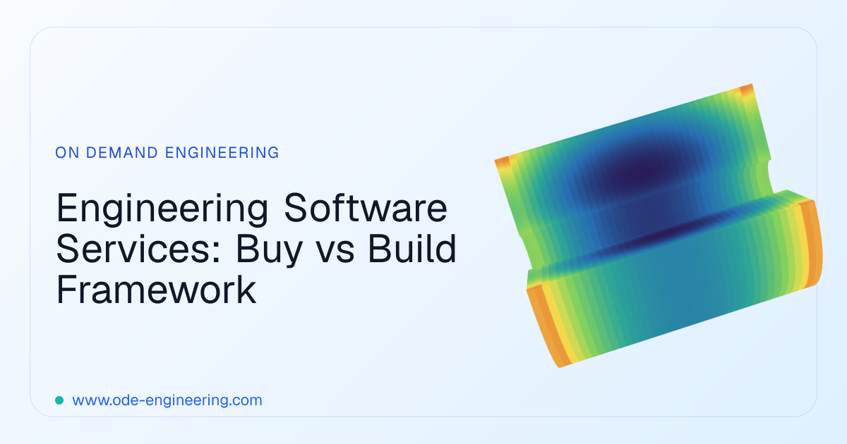 Engineering Software Services: Buy vs Build Framework